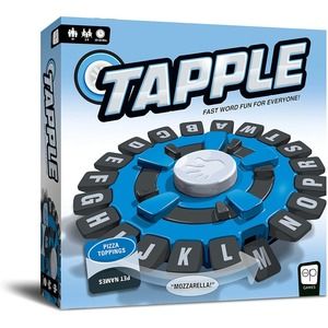 USAOPOLY TAPPLE Word Game - Fast-Paced Family Board Game - Race Against the Time